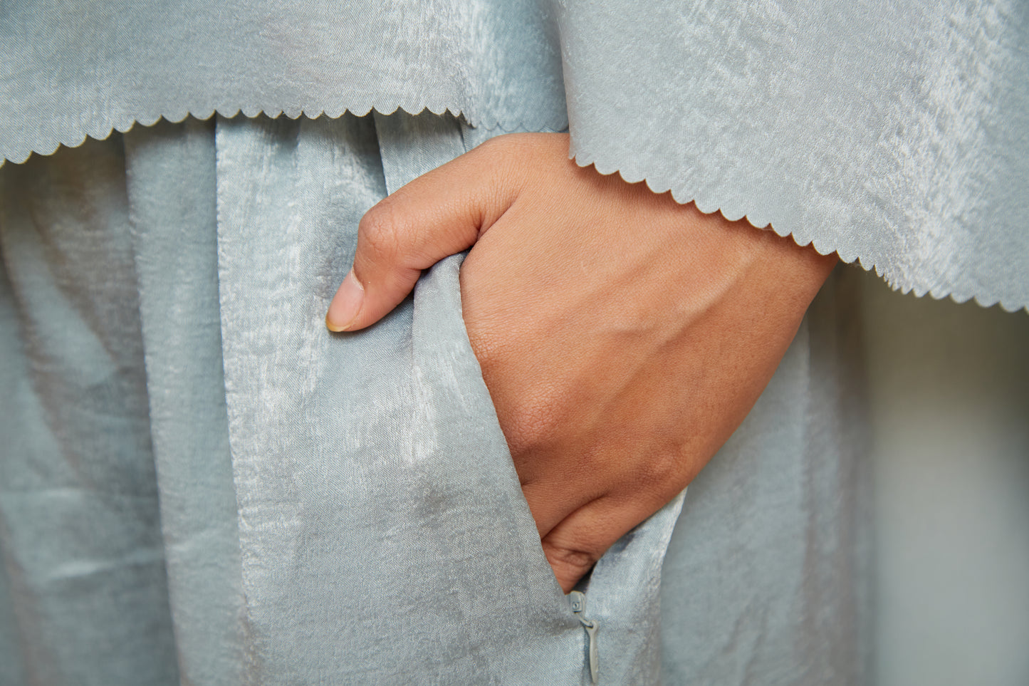 Leia - The Velvety Wulan - Sage Green